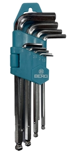 Hex Key Set with Ball End (9pcs) thumbnail