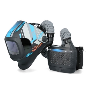Welding Mask MOST WELD RAPTOR AIR Sinine koos Blower Unitiga R-FLOW - Kotis thumbnail