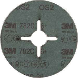 Fiber disc for steel 782C Cubitron II 125mm P36+, 3M thumbnail
