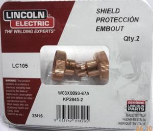 Контактный защитный колпачок Lincoln Electric LC105 (упаковка из 2 шт.) KP2845-2 W03X0893-67A thumbnail