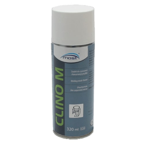 Cleaning and maintenance agent for welding helmets CLINO M MOST Spray 320 ml