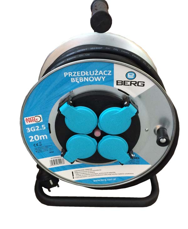 BERG 20m cable reel extension