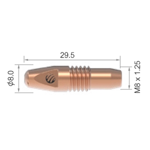 Contact Tip M M8X29,5x0,8mm thumbnail