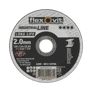 Metalli lõikeketas 125x2,0x22,23 A30V-BF41 Industrial Long Life