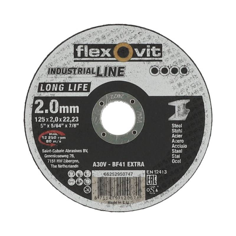 Metalli lõikeketas 125x2,0x22,23 A30V-BF41 Industrial Long Life