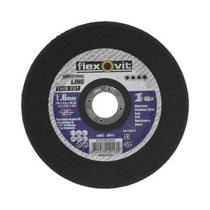 Flat cutting off wheel Angle Grinder Flexovit THIN CUT-METAL INOX-150x1.6x22.23