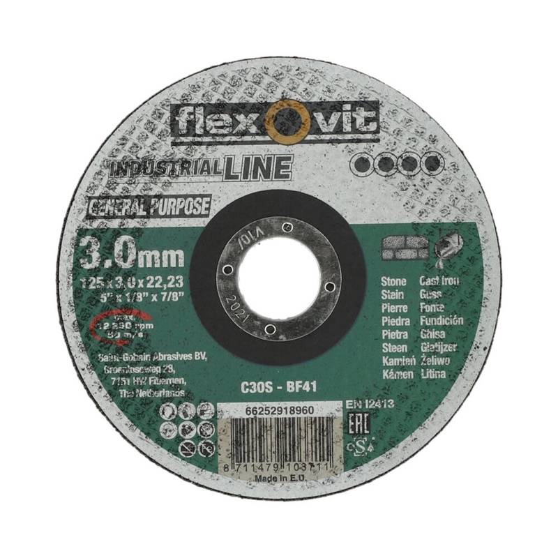 Kivi lõikeketas 125x3,0x22,23 C30S-BF41 Industrial