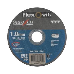Metalli lõikeketas 125x1,0x22,23 A46/60V-BF41 Speedoflex Inox
