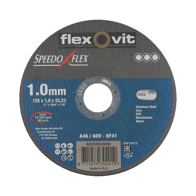 Metalli lõikeketas 125x1,0x22,23 A46/60V-BF41 Speedoflex Inox