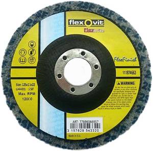 Viimistlusketas 125mm Flexfinish fine, hall