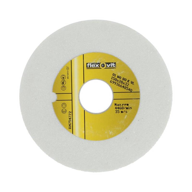 Käiakivi 150x20 x ava 32mm WA 80 KVL valge Y6212