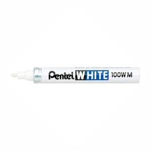 Marker Pentel valge X100W-M 3,9mm peen