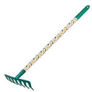 Kids Garden Rake, green