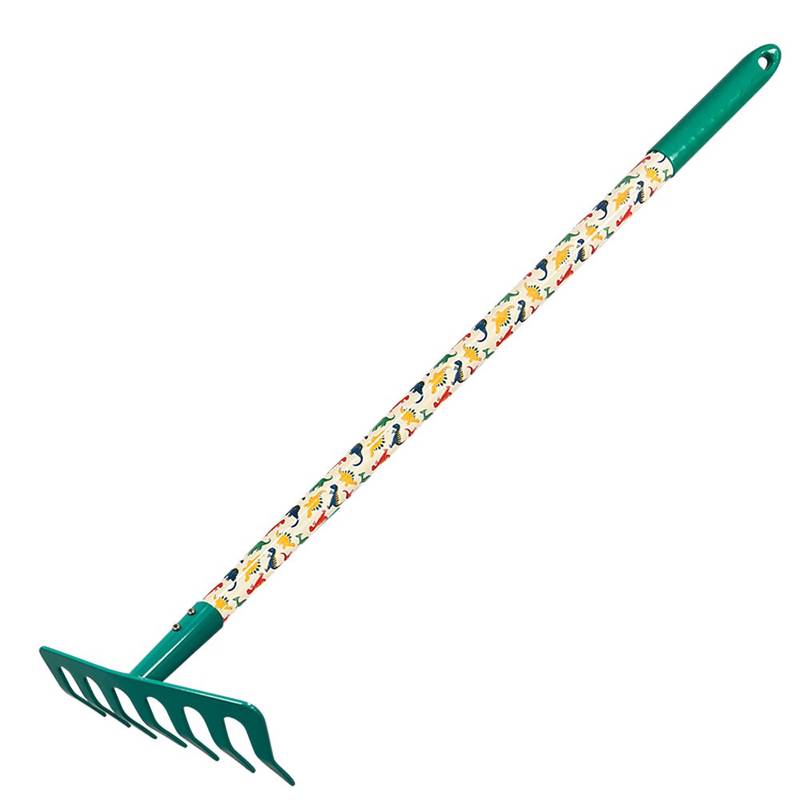 Kids Garden Rake, green