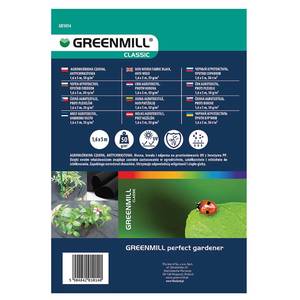 Black Weed Control Fabric 1.6 x 5 m, 50 g/m²