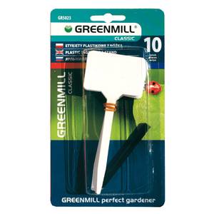 Plastikust taimesildid 13cm 10tk T-kujulised
