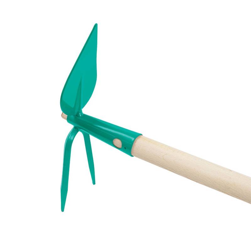 3-Tooth Heart-Shaped Hoe with Handle