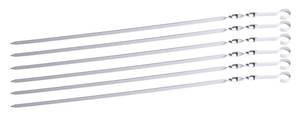 BBQ skewer set 6pcs / 60cm ,chrome steel