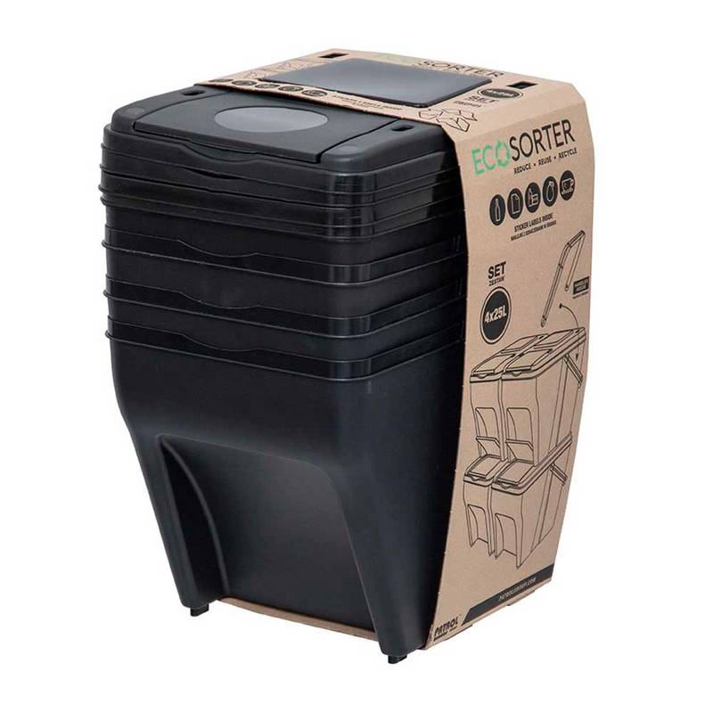 Prügisorteerimiskastid Ecosorter 4x25L