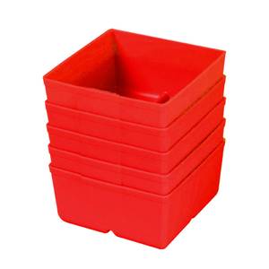 Kombiboks 3 punane 5tk,84x84x45