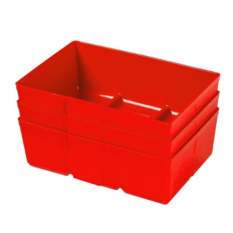 Kombiboks 4 punane 3tk,124x84x45