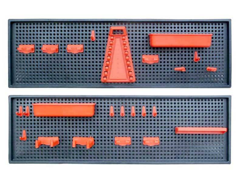 Perforated plastic wall 800x250x500