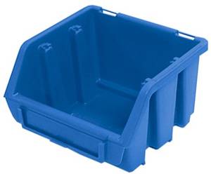 Plastkarp Ergobox 1 sinine 115x112,8x74,5mm
