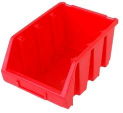 Plastkarp Ergobox 2 punane 115x161,8x74,3mm