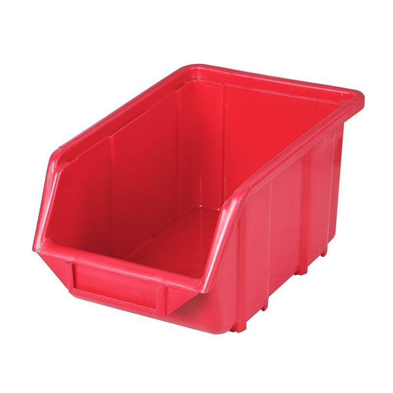 Plastkarp Ecobox punane keskmine 155x240x125
