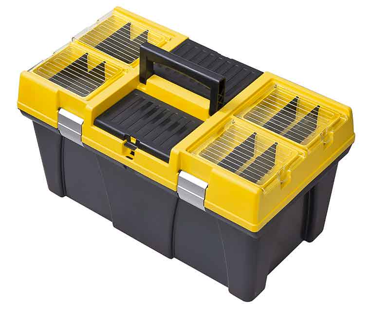 ToolBox STUFF SEMI PROFI 26 CARBO yellow lid