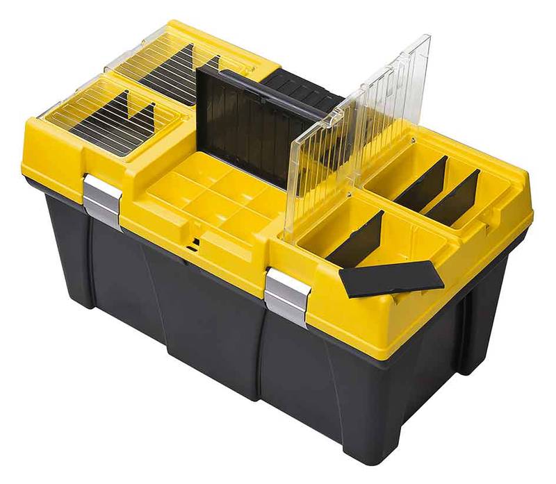 ToolBox STUFF SEMI PROFI 26 CARBO yellow lid