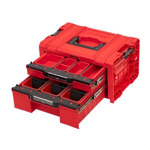 Modular Case 2 Drawers EXPERT PRO 2.0, RED ULTRA HD (Qbrick System), 14 L