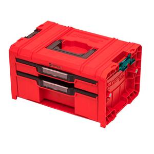 Modular Case 2 Drawers EXPERT PRO 2.0, RED ULTRA HD (Qbrick System), 14 L