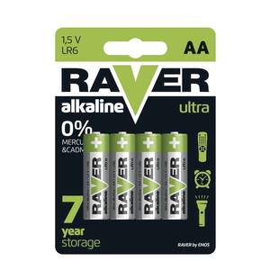 RAVER BAT.ALKALINE LR6 4BL