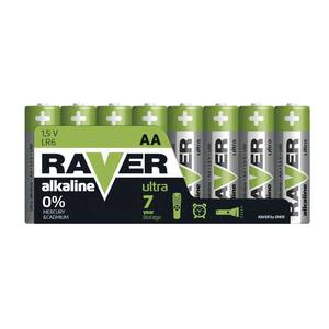 Leelispatareid Raver AA 1.5V LR6 8tk pakis