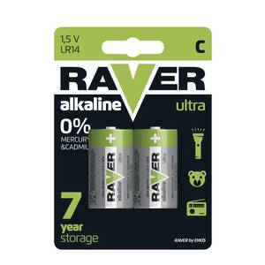 RAVER BAT.ALKALINE LR14 2BL