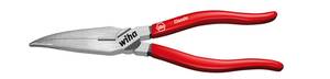 Classic needle nose pliers 160mm with cutting edge curved shape, approx. 40°