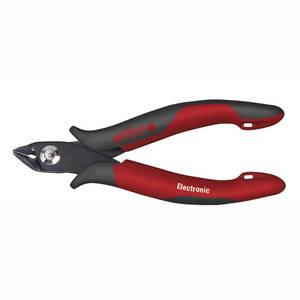 Oblique end cutting nippers Electronic wide 130mm, pointed head without bevelled edge