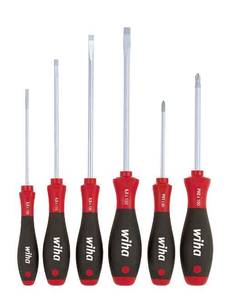 Screwdriver set 302HK6SO SoftFinish® Slotted, Phillips 6-pcs.