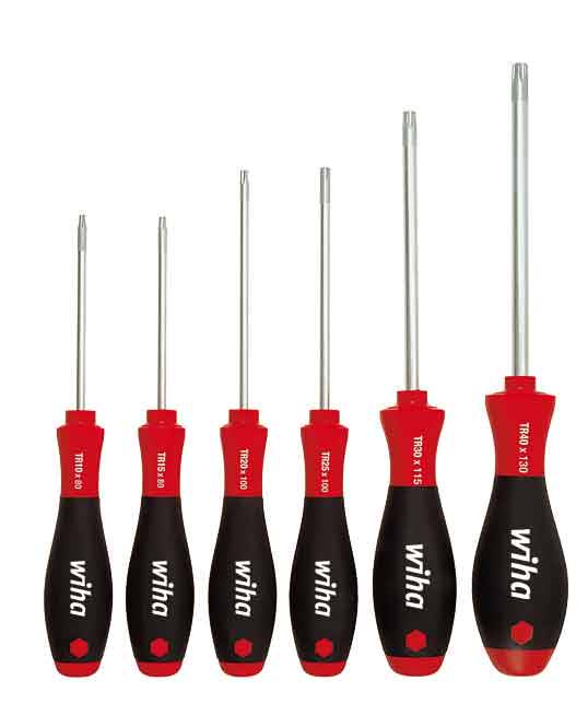 Screwdriver set SoftFinish® 362TRK6 TORX® Tamper Resistant (with hole) 6-pcs.