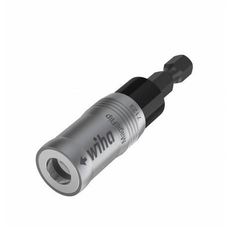 Bit holder 7123 MagicFlip Force magnetic with ring magnet, 1/4"