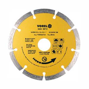 Diamond Blade, Segmented 125mm