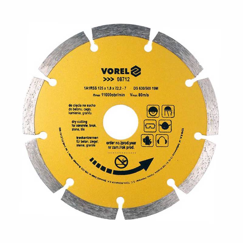 Diamond Blade, Segmented 125mm