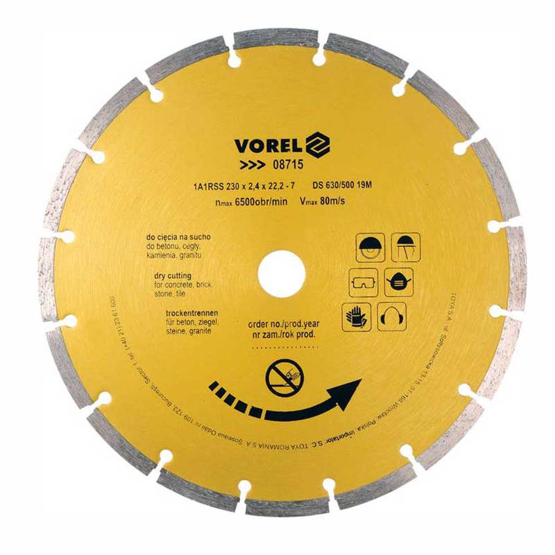 Diamond Blade, Segmented 230mm