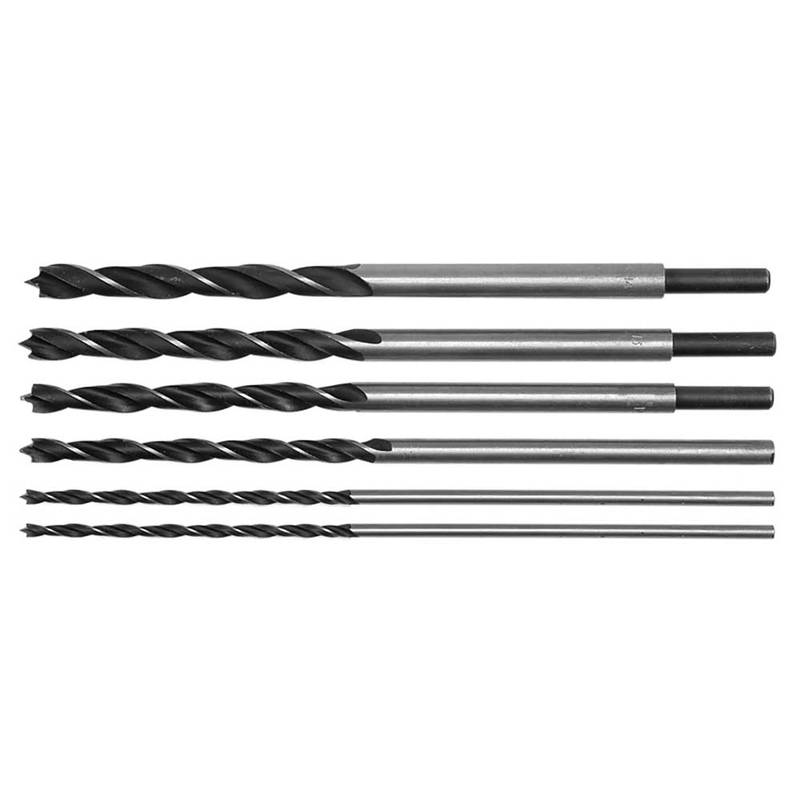 Wood Drill Set 6-14mm 300mm 6Pcs Pouch