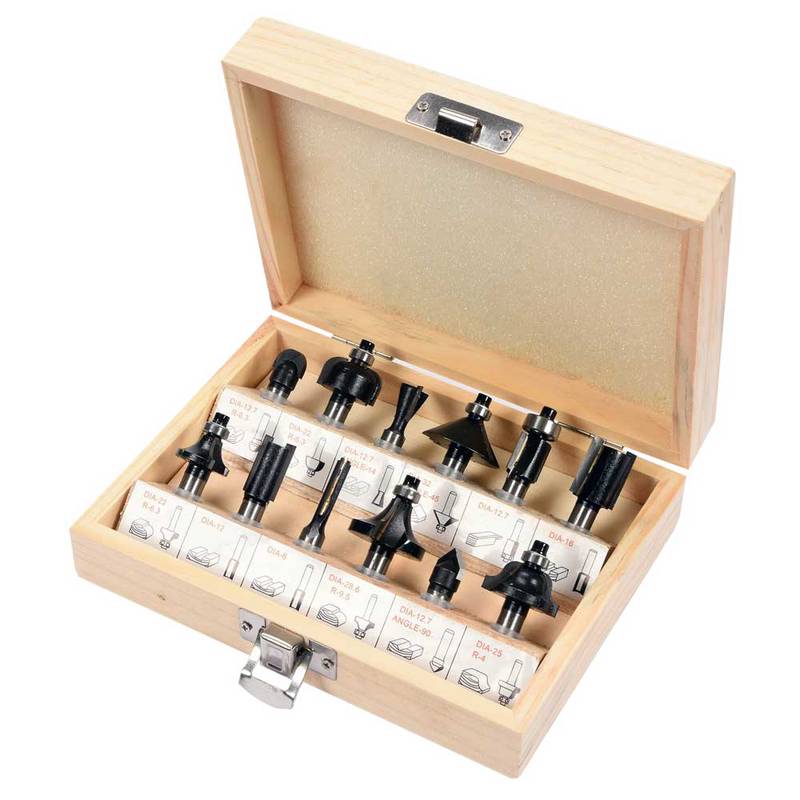 Router Bit Set 12Pcs