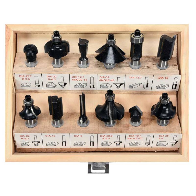 Router Bit Set 12Pcs