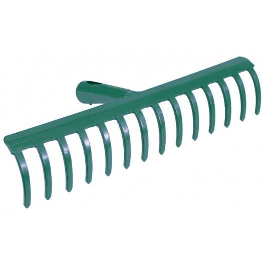 Rake, Steel 34Cm, 14-Teeth, W.Out Handle
