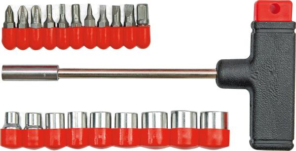 T-Bar Screwdriver And 20 Bits