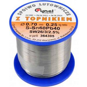 Solder Sn60Pb40 0.7mm 250G